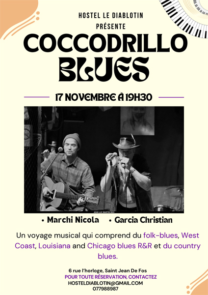 Coccodrillo Blues au Diablotin