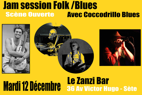 Coccodrillo Blues scène Ouverte au Zanzi-bar