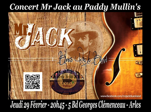 Mr Jack en concert au Paddy Mullin\\\'s