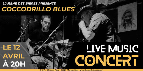 Coccodrillo Blues en concert à L'Arène des Bières
