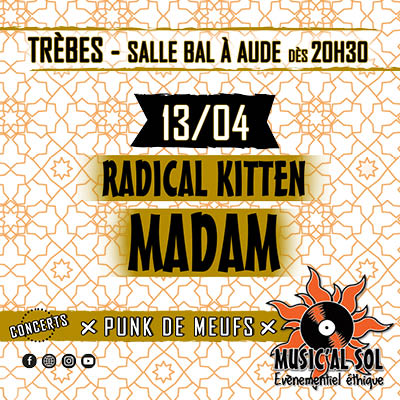 Radical Kitten + Madam - PUNK DE MEUFS