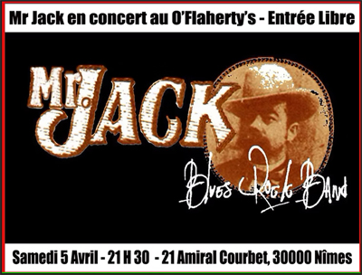 Mr Jack en concert au O'Flaherty's