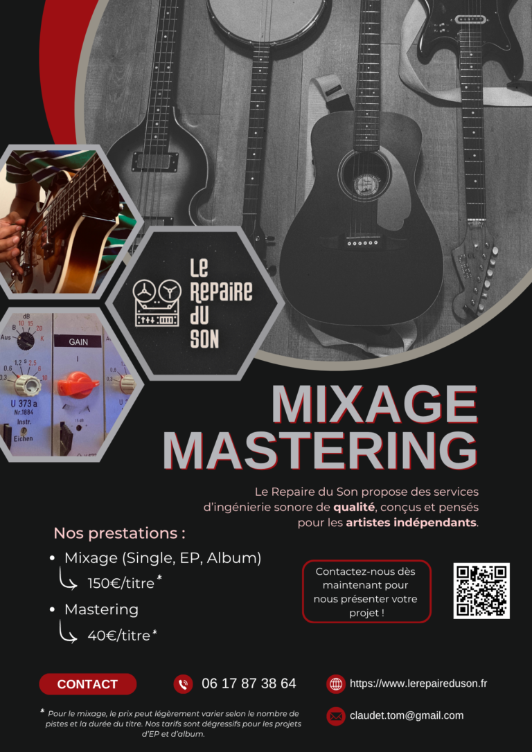 Affiche MixageMastering 768x1086